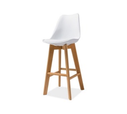 Barová stolička KRIS H-1 biela