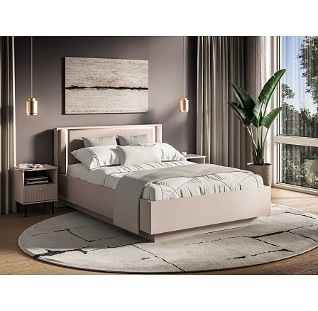 Posteľ SOPHIE 31 s úložným priestorom a LED osvetlením, kašmír, 140x200 cm Posteľ SOPHIE 31 s úložným priestorom a LED osvetlením, kašmír, 140x200 cm