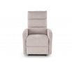 Elektricky polohovateľné a masážne kreslo CARINIO, Svetlo Béžová