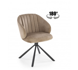 Jedálenská otočná stolička K533, Cappuccino/Čierna