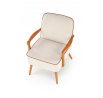 Kreslo PASTORE, svetlo béžová farba