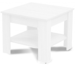 ARTUR - konferenčný stolík 67 X 67 (LAWA) - laminovaný - BIELY - (WB-U) (K150)