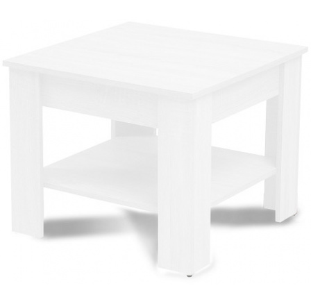 ARTUR - konferenčný stolík 67 X 67 (LAWA) - laminovaný - BIELY - (WB-U) (K150)