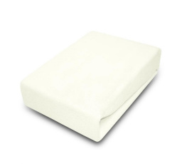 Bavlnené prestieradlo vo farbe ecru - 140 x 200