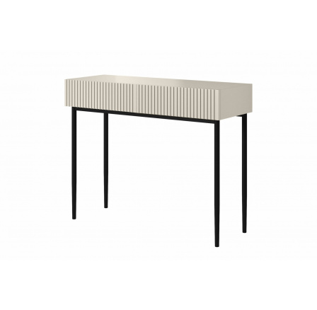 NICOLE KONZOLE 100 2SZ - kašmír / čierny rám NICOLE KONZOLE 100 2SZ - kašmír / čierny rám