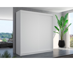 Posuvná skriňa TERECIA 200 Biela+Biela