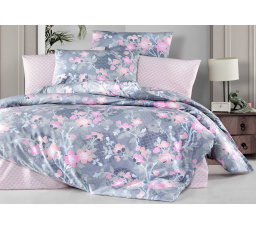 Francúzske obliečky Satén 220x220, 70x90cm Sarah pink