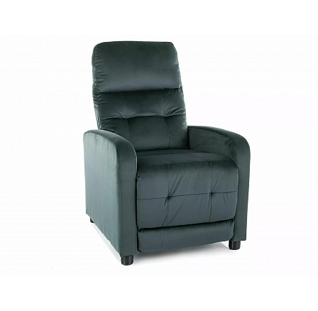 Polohovacie kreslo OTUS VELVET, Zelený Bluvel 78 Polohovacie kreslo OTUS VELVET, Zelený Bluvel 78