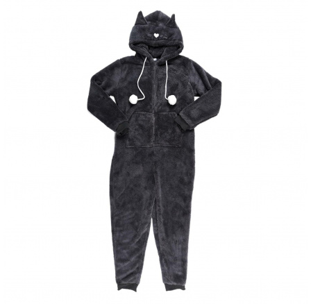 Kombinéza Onesie Mačka veľkosť L sivá Kombinéza Onesie Mačka veľkosť L sivá