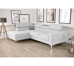 Rohová sedacia súprava TOSCANIA MINI s funkciou spania 170x250 cm - sivá, ľavá