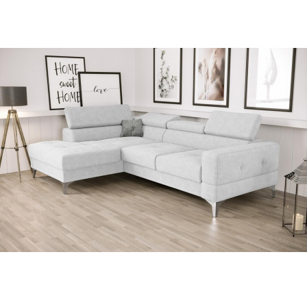 Rohová sedacia súprava TOSCANIA MINI s funkciou spania 170x250 cm - sivá, ľavá Rohová sedacia súprava TOSCANIA MINI s funkciou spania 170x250 cm - sivá, ľavá