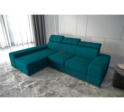 Rohová sedacia súprava ROYAL 295×185 - ľavá, tyrkysová