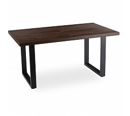 Stôl EDWIN Rozkladací 160-260 cm Orech/Čierny
