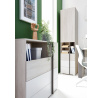 Posteľ REMO RM16 - 120x200 cm, Dub Wilton Biela/Biela Lux/Antracit
