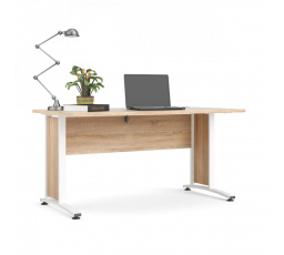 Písací stôl OFFICE 80400/71, Dub sonoma/Biela