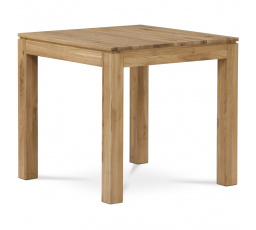 Jedálenský stôl 80x80x75 cm, dubový masív, povrchová úprava olejom