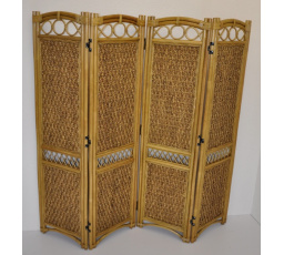 Paraván ratanový štvordielny FL