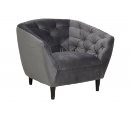 Kreslo Ria VIC Tmavo sivé