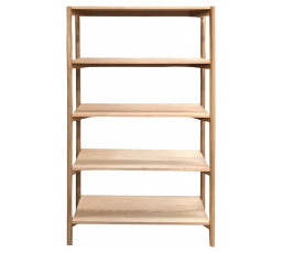 Regál Braidwood bielený dub