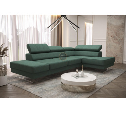 Rohová sedacia súprava EMPORIO MINI 300x180 - zelená, pravá