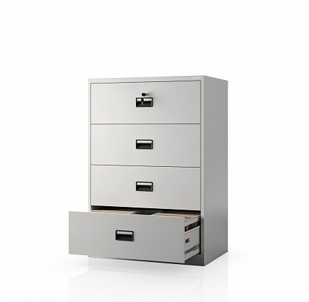 Kovová kartotéková skriňa šedá: SARAN XL V4, 900 x 1320 x 600 mm Kovová kartotéková skriňa šedá: SARAN XL V4, 900 x 1320 x 600 mm