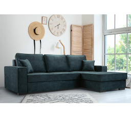 Rohová sedacia súprava Lola P modrá