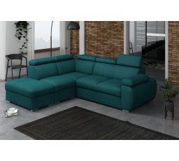 Rohová sedacia súprava Bodie V ľavá tyrkysová