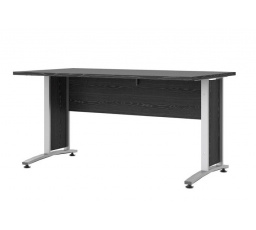 Kancelársky stôl 402/437 čierna/strieborná sivá