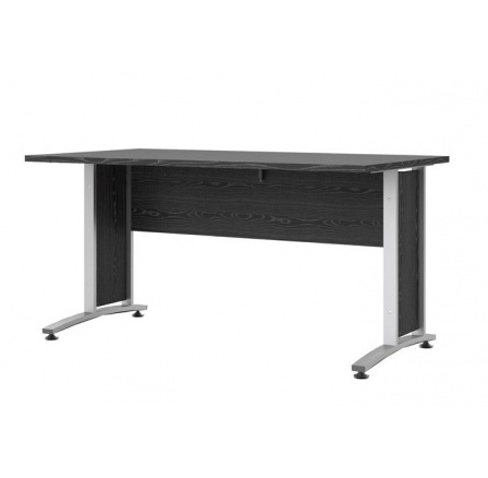 Písací stôl OFFICE 402/437, Čierna/Silver grey Písací stôl OFFICE 402/437, Čierna/Silver grey