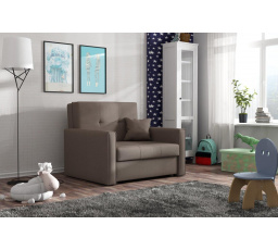 Hnedé rozkladacie kreslo Vivian Bis I