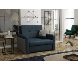 Rozkladacia pohovka Vivian Mel I modrá/sivá