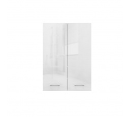 Závesná kúpeľňová skrinka Pema 2DD MINI biely lesk