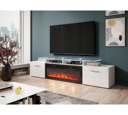 TV komoda ROVA, Biela matná