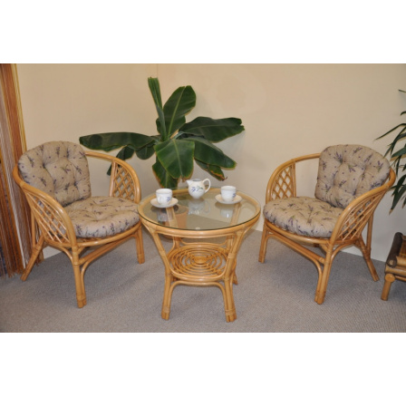 Ratanová sedacia súprava Bahama small honey lavender