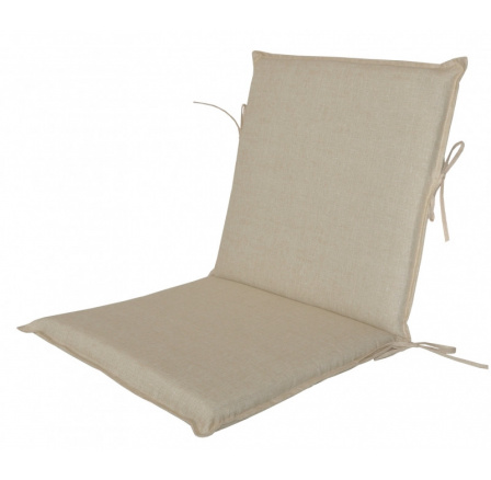Vankúš pre záhradné kreslo UNI s nízkym operadlom - látka svetlo béžová