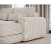 Rohová rozkladacia pohovka s úložným priestorom Ripeli, biely zamat, pravostranná Modullo 01 180x128 pravá 1