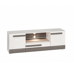 TV komoda BLANCO 0901, borovica snehová / New Grey