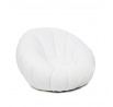 Kreslo DOUILL otočné ecru v TEDDY látke 94x88x62 cm 869414