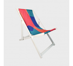 Lehátko COLOR FIESTA drevené biele 58.5x71/86x100/92 cm 744662