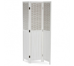 Paraván, masiv, bílá, EF-L145 WT