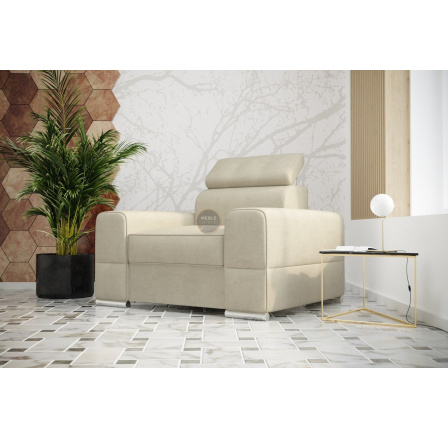 Kreslo ROYAL 114 cm - béžová