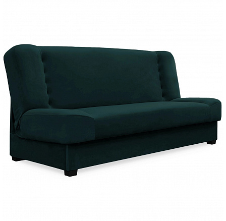 Rozkladacia pohovka PIANO Zelená Zamatová