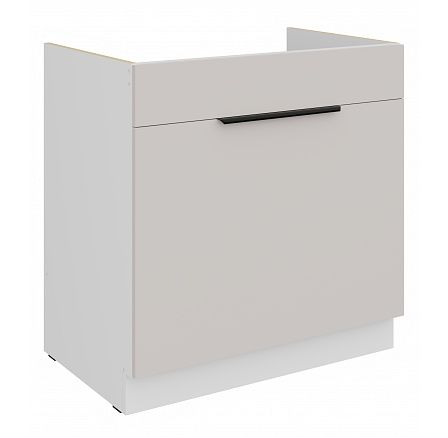 Dolní skříňka COMBO - 80 ZL 1S BB, Bílá/Kašmír