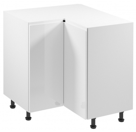 Kuchynská dolná skrinka - ASPEN D90N, Biela/Biely lesk