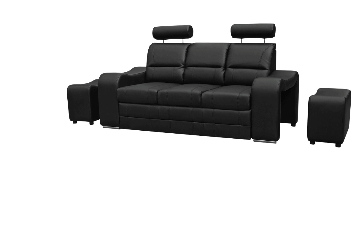 Pohovka Wenus s taburetkami, eco soft 11