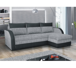 Rohová sedacia súprava Jarda čierna