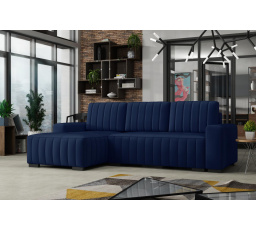 Rohová sedacia súprava Hakim L - manila26/tmavomodrá