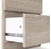 Nočný stolík SIMPLICITY 291, Biela woodgrain
