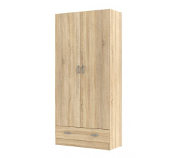 Šatní skriňa PEGI 2d1s 088, Dub sonoma