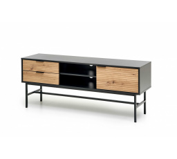 Televízna komoda MURANO RTV-1 RTV, dub artisan/čierna